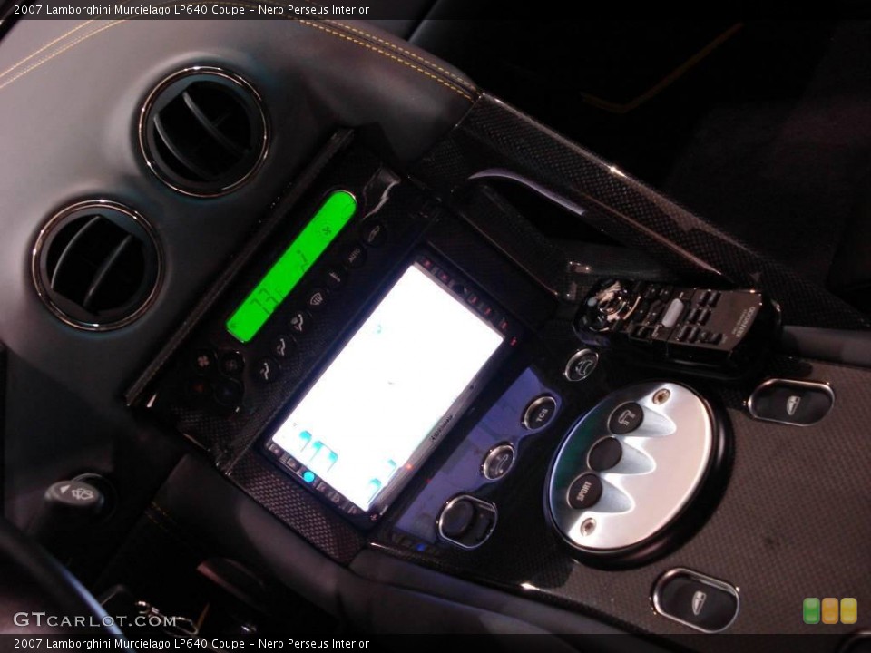Nero Perseus Interior Controls for the 2007 Lamborghini Murcielago LP640 Coupe #2653470
