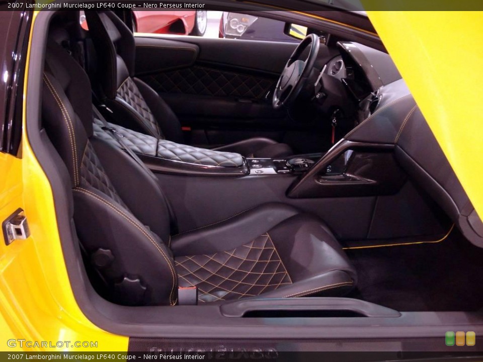 Nero Perseus Interior Photo for the 2007 Lamborghini Murcielago LP640 Coupe #2653475