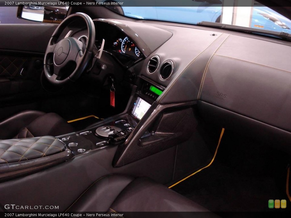 Nero Perseus Interior Dashboard for the 2007 Lamborghini Murcielago LP640 Coupe #2653480