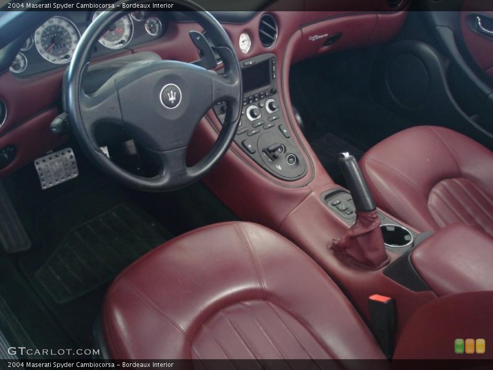 Bordeaux 2004 Maserati Spyder Interiors
