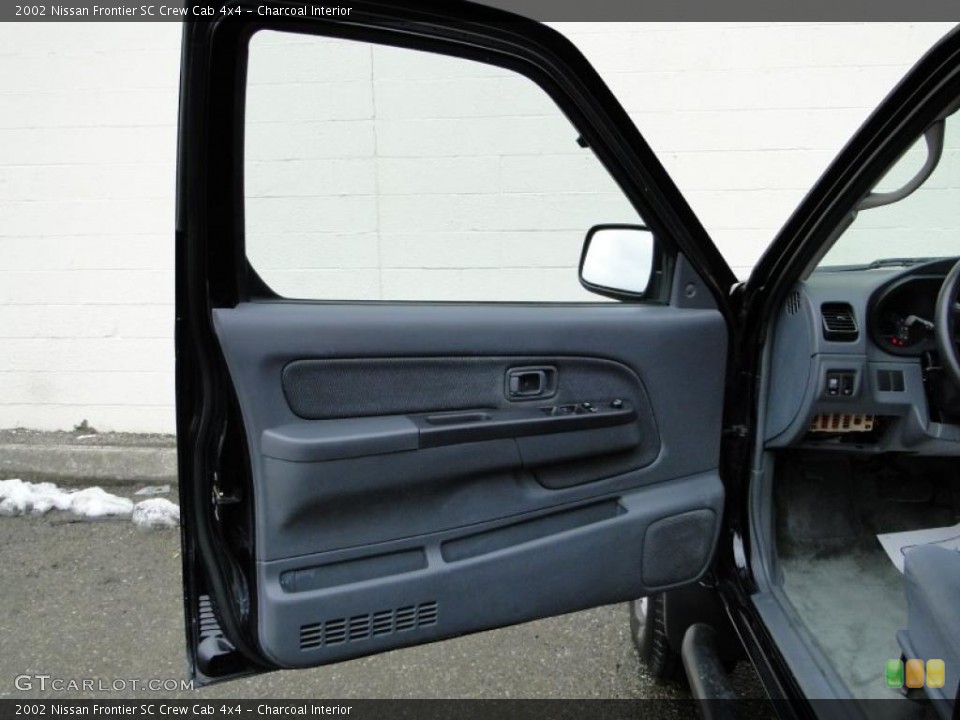 Charcoal Interior Door Panel for the 2002 Nissan Frontier SC Crew Cab 4x4 #26623641