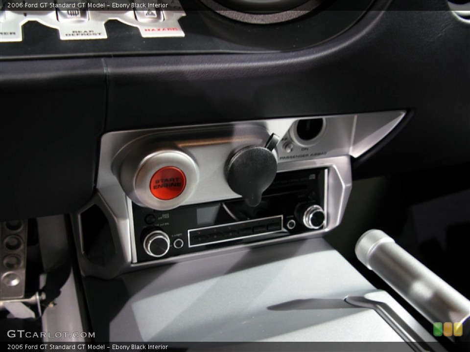 Ebony Black Interior Controls for the 2006 Ford GT  #266836