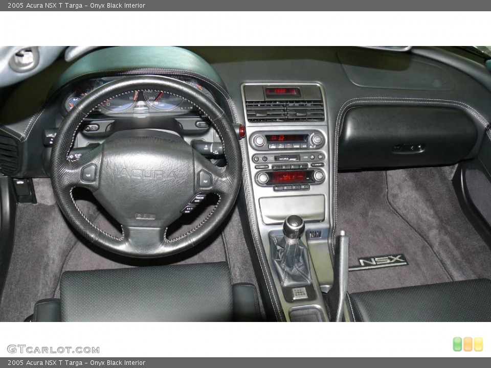 Onyx Black Interior Dashboard for the 2005 Acura NSX T Targa #2669925