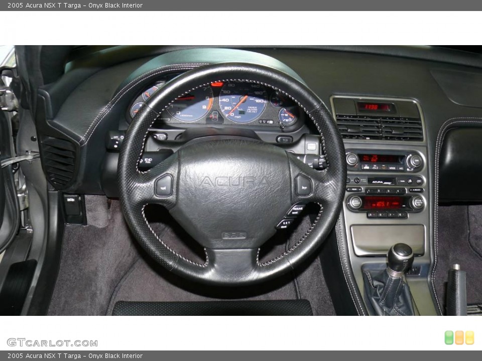 Onyx Black Interior Steering Wheel for the 2005 Acura NSX T Targa #2669930