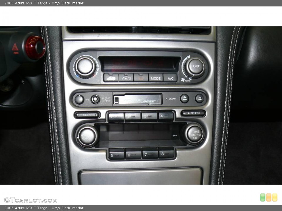 Onyx Black Interior Controls for the 2005 Acura NSX T Targa #2669940
