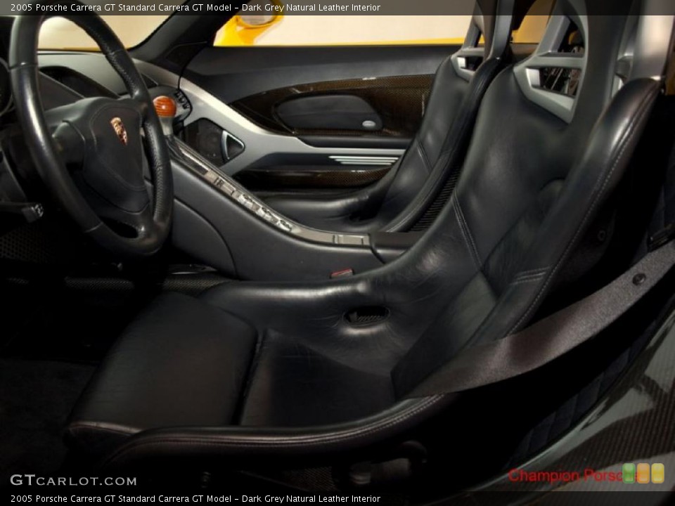 Dark Grey Natural Leather Interior Photo for the 2005 Porsche Carrera GT  #26756910