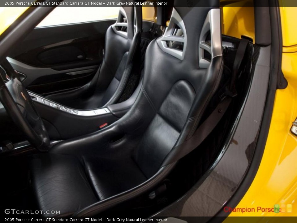 Dark Grey Natural Leather Interior Photo for the 2005 Porsche Carrera GT  #26756926