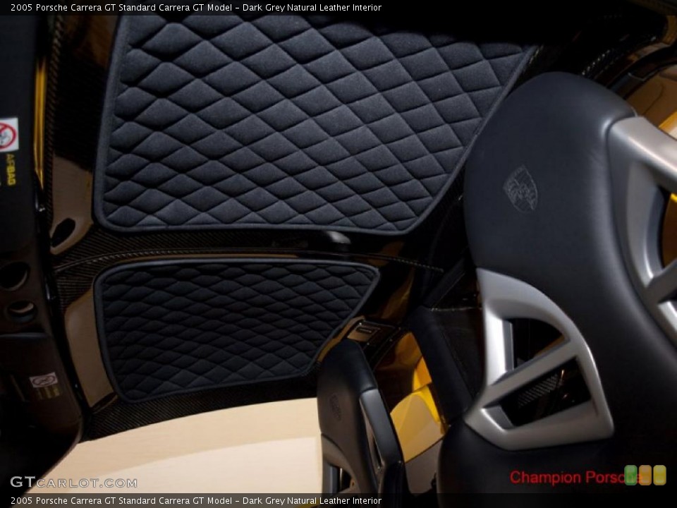 Dark Grey Natural Leather Interior Photo for the 2005 Porsche Carrera GT  #26756982