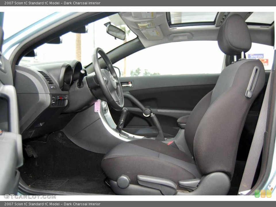 Dark Charcoal Interior Photo for the 2007 Scion tC  #2677654