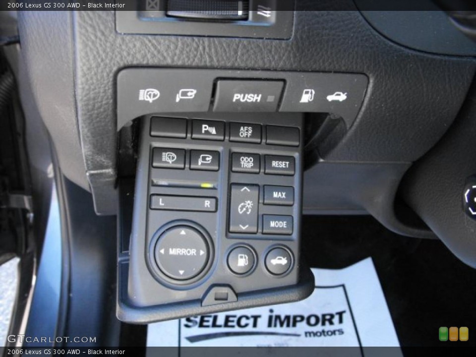 Black Interior Controls for the 2006 Lexus GS 300 AWD #26845694