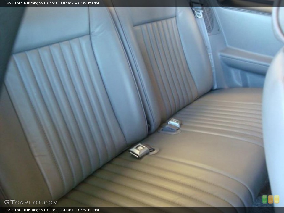 Grey Interior Rear Seat for the 1993 Ford Mustang SVT Cobra Fastback #26854030