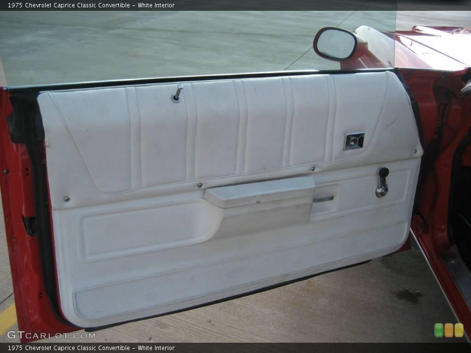 White Interior Door Panel for the 1975 Chevrolet Caprice Classic Convertible #26903868