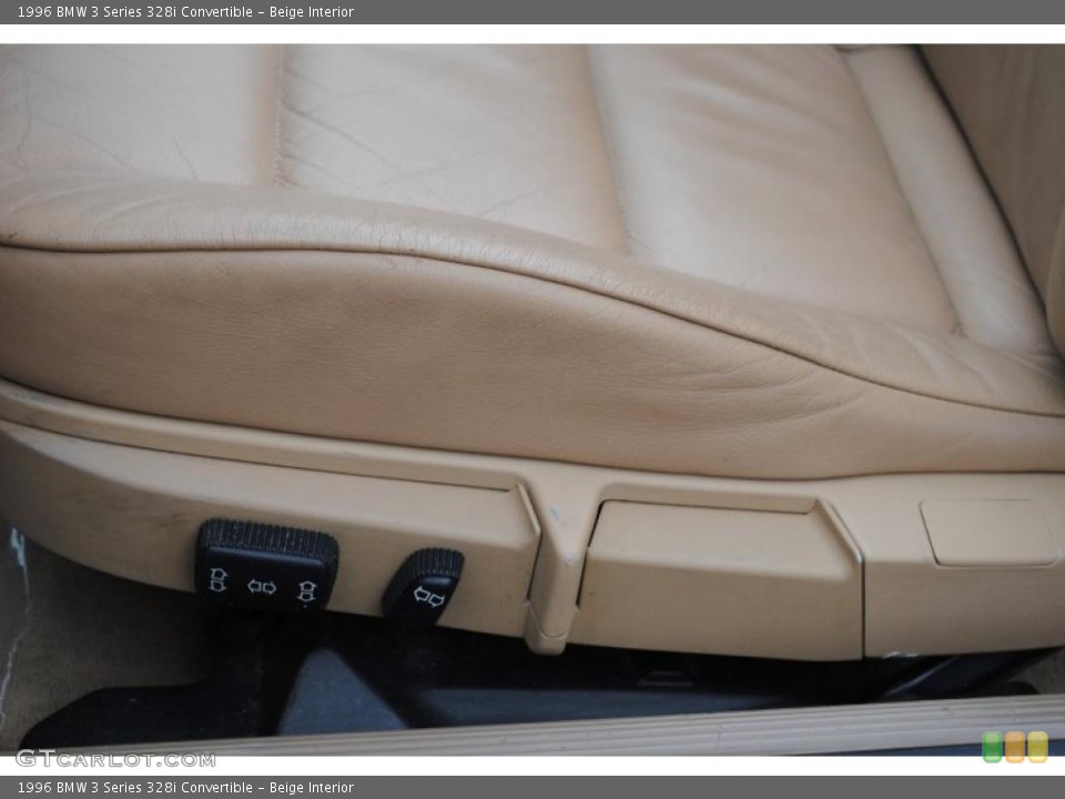 Beige Interior Controls for the 1996 BMW 3 Series 328i Convertible #27006171