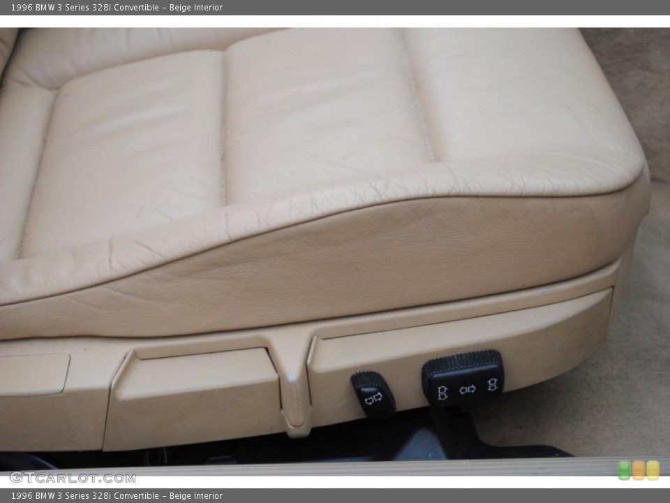 Beige Interior Controls for the 1996 BMW 3 Series 328i Convertible #27006191