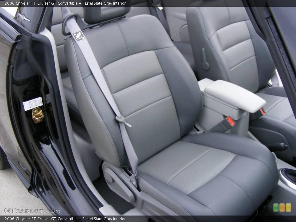 Pastel Slate Gray Interior Front Seat for the 2006 Chrysler PT Cruiser GT Convertible #2708291