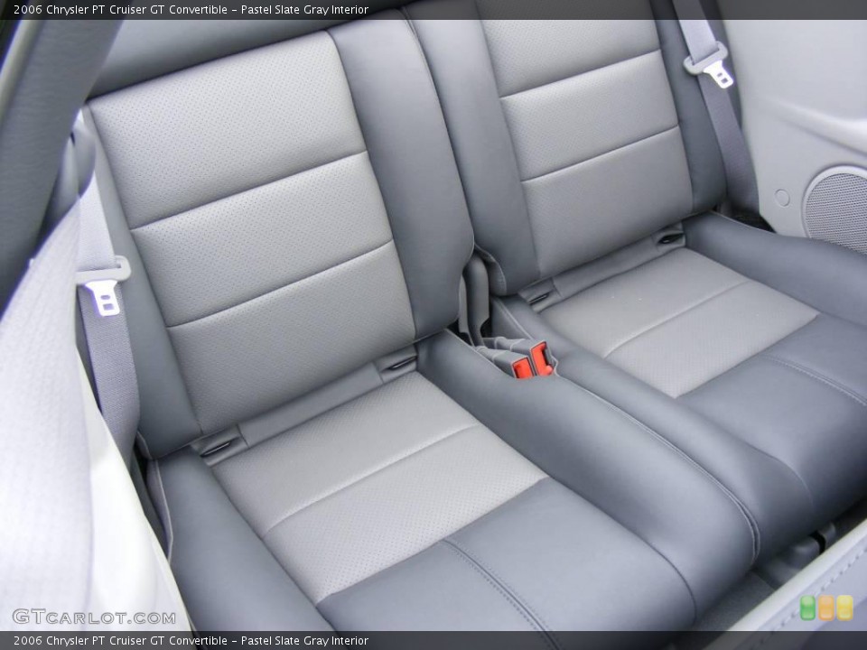 Pastel Slate Gray Interior Rear Seat for the 2006 Chrysler PT Cruiser GT Convertible #2708296