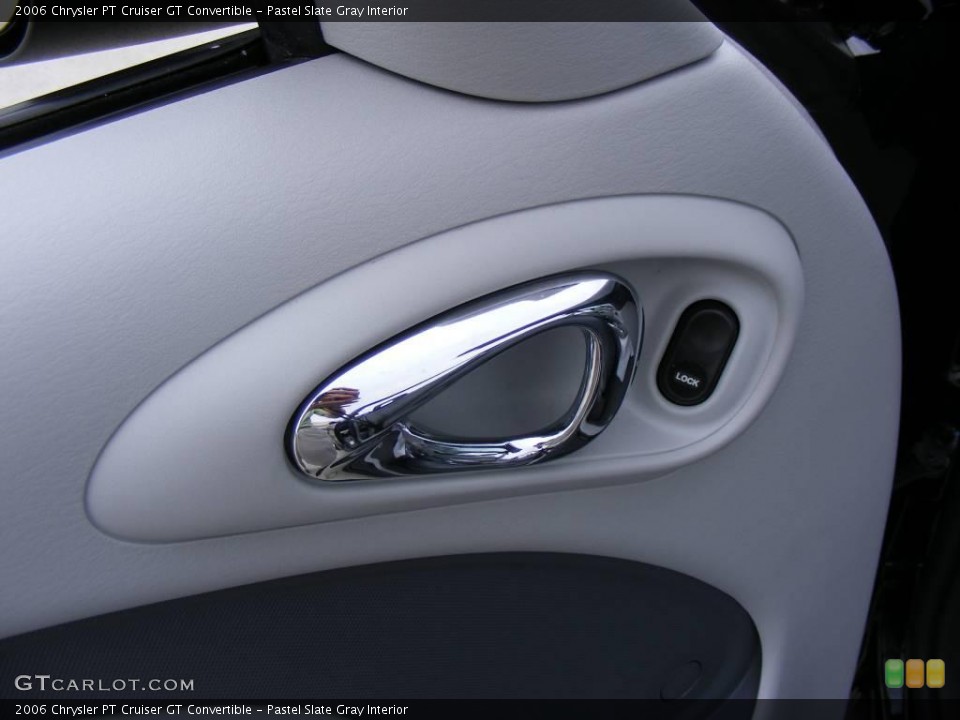 Pastel Slate Gray Interior Door Panel for the 2006 Chrysler PT Cruiser GT Convertible #2708306