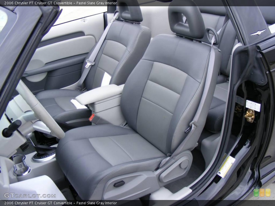 Pastel Slate Gray Interior Front Seat for the 2006 Chrysler PT Cruiser GT Convertible #2708311