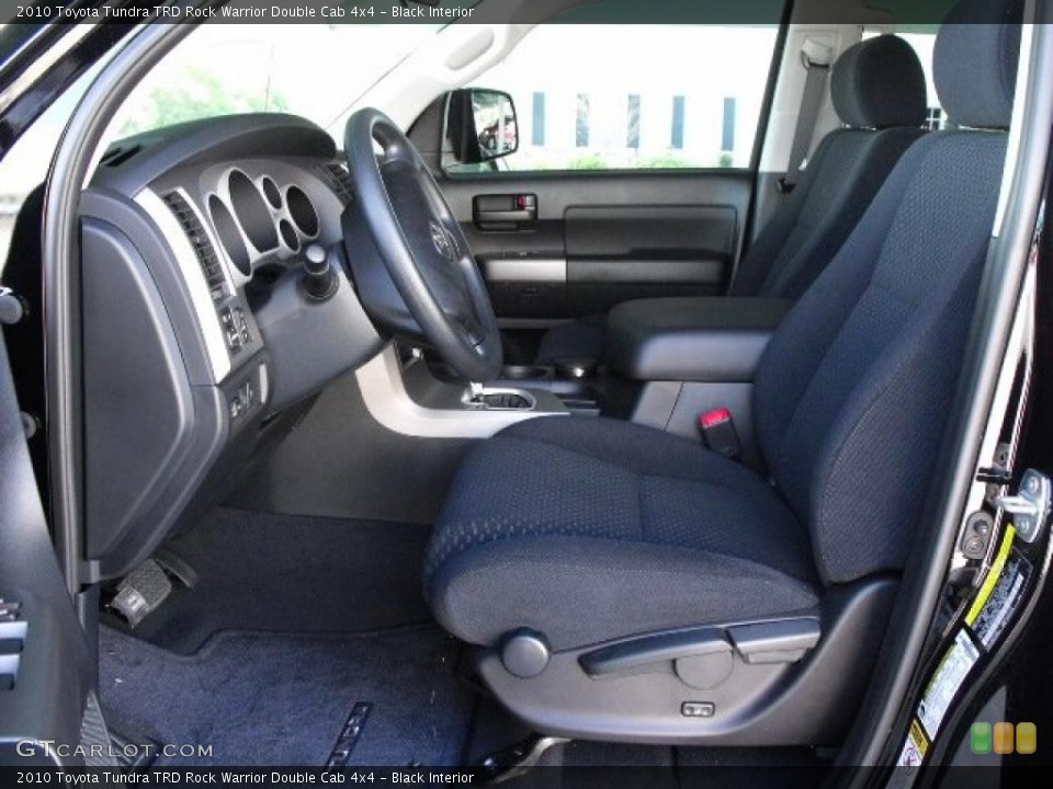 Black Interior Photo for the 2010 Toyota Tundra TRD Rock Warrior Double Cab 4x4 #27123522