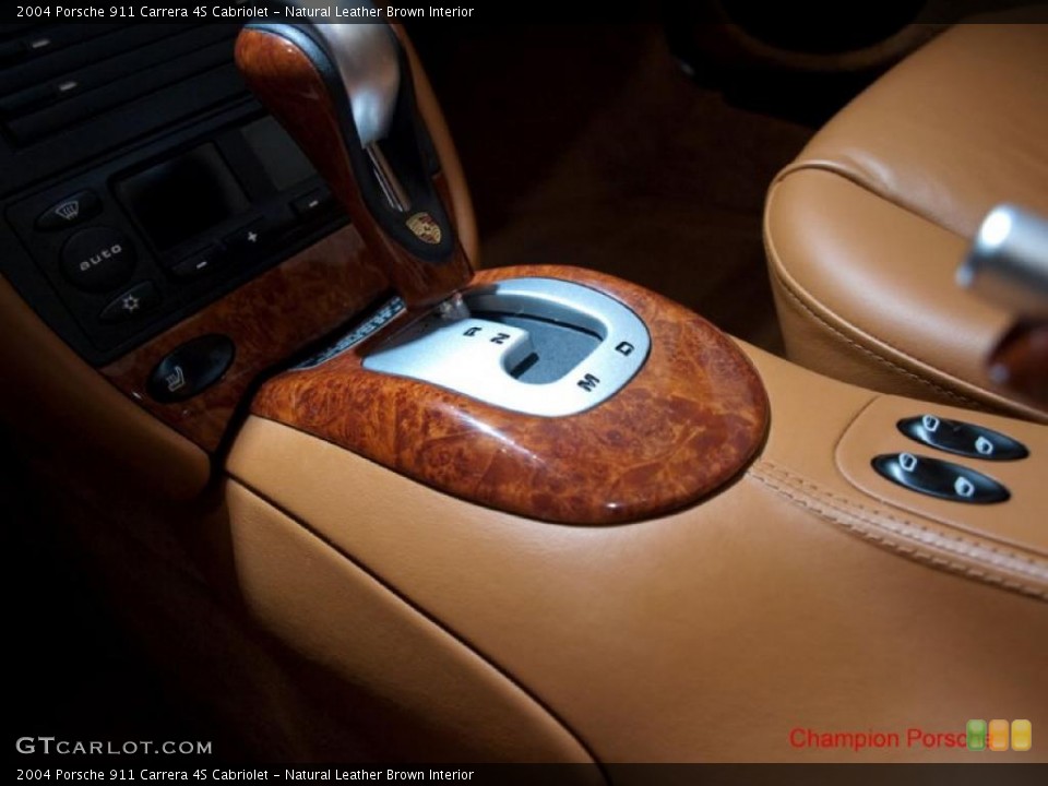 Natural Leather Brown Interior Transmission for the 2004 Porsche 911 Carrera 4S Cabriolet #27162544