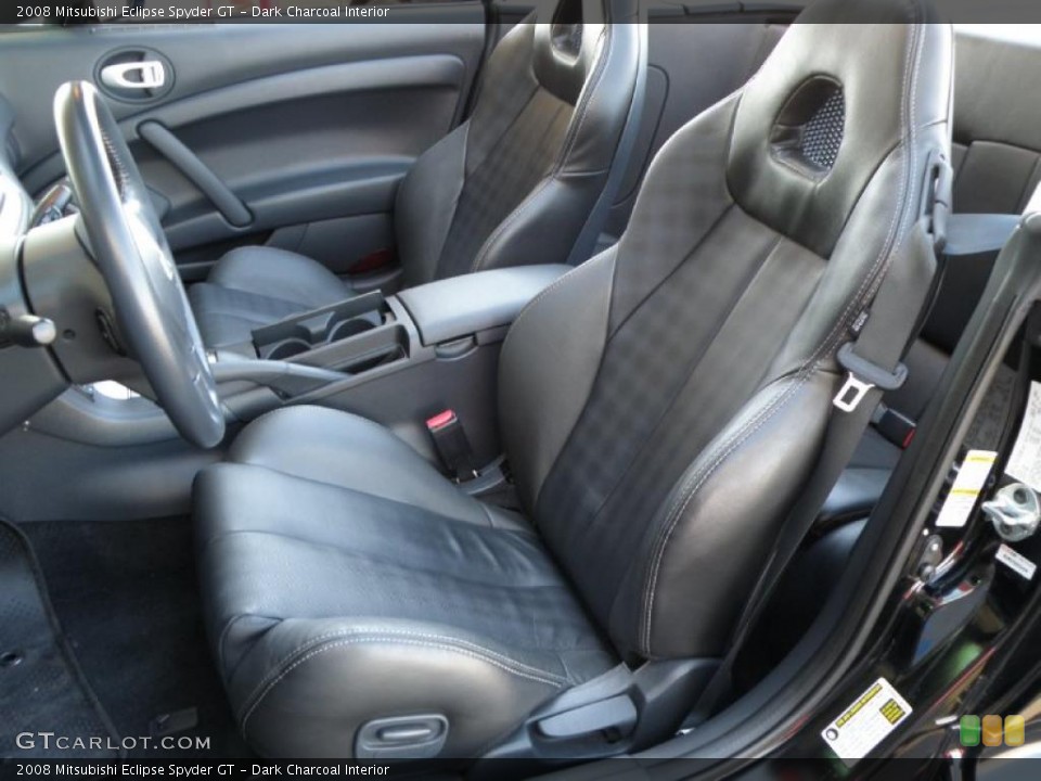 Dark Charcoal Interior Front Seat for the 2008 Mitsubishi Eclipse Spyder GT #27197650