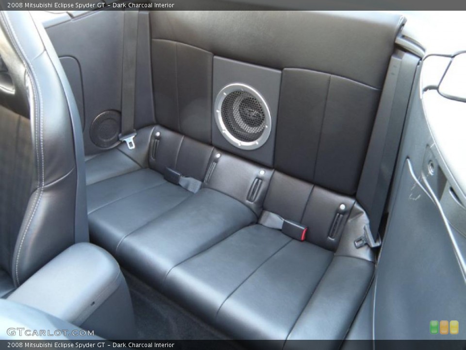 Dark Charcoal Interior Rear Seat for the 2008 Mitsubishi Eclipse Spyder GT #27197666