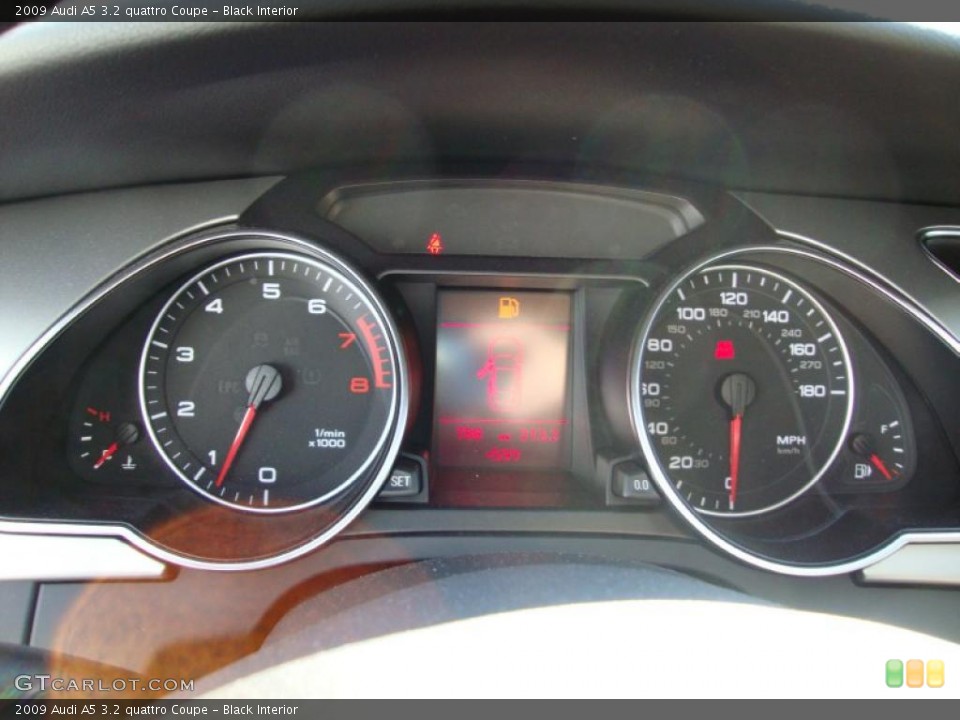 Black Interior Gauges for the 2009 Audi A5 3.2 quattro Coupe #27198982