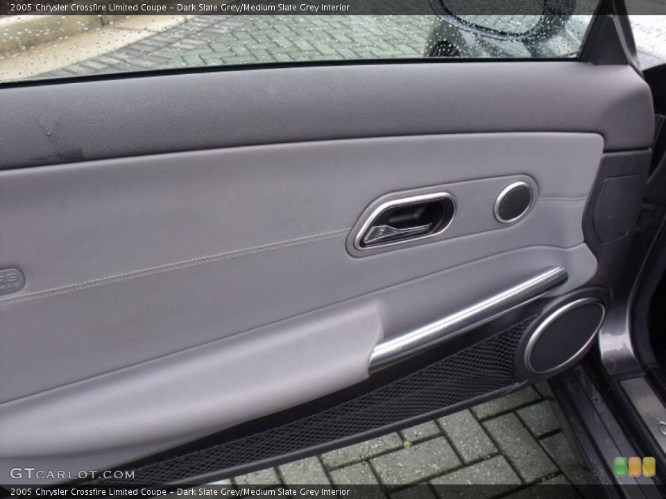 Dark Slate Grey/Medium Slate Grey Interior Door Panel for the 2005 Chrysler Crossfire Limited Coupe #27256672