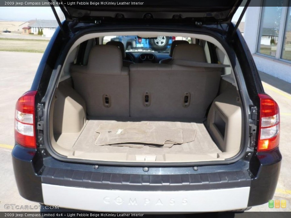 Light Pebble Beige McKinley Leather Interior Trunk for the 2009 Jeep Compass Limited 4x4 #27268644