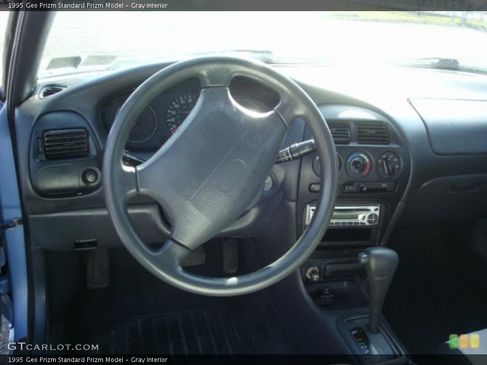 Gray Interior Steering Wheel for the 1995 Geo Prizm  #27278232