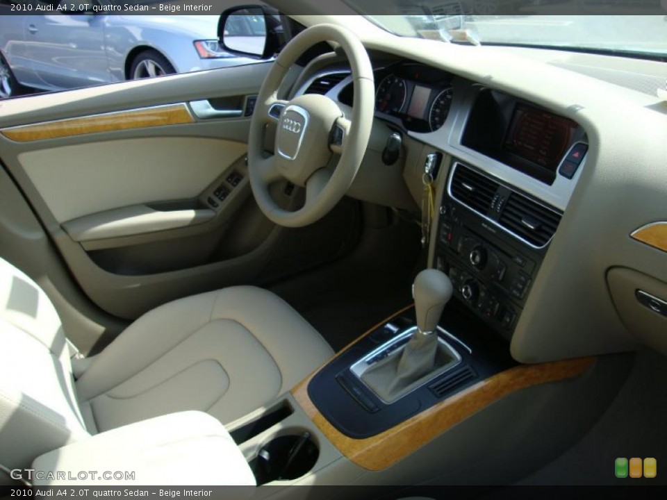 Beige Interior Photo for the 2010 Audi A4 2.0T quattro Sedan #27387111