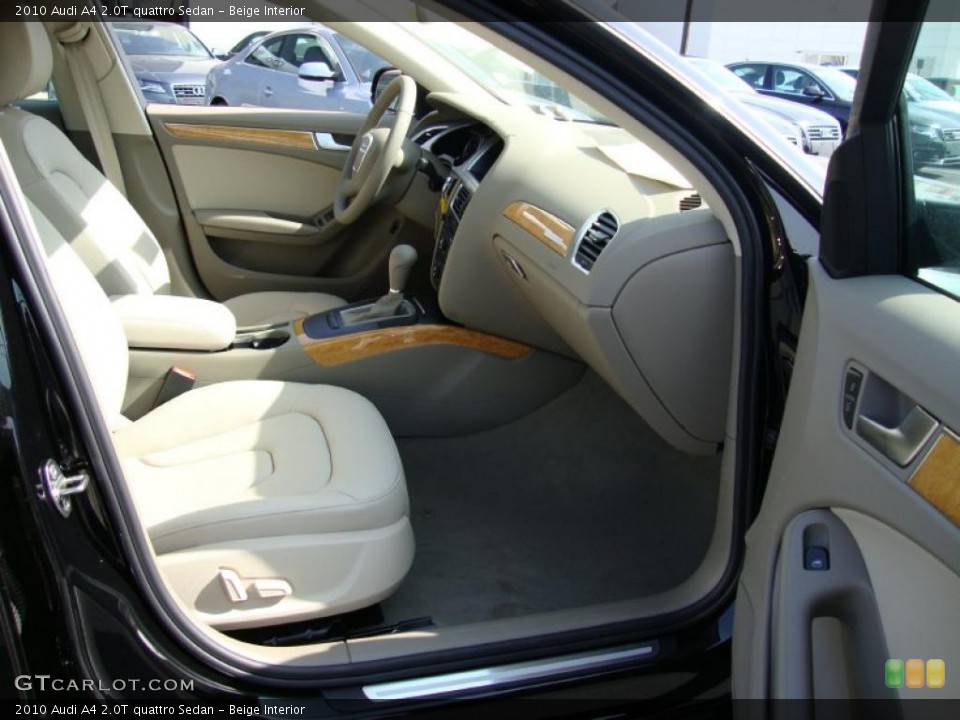Beige Interior Photo for the 2010 Audi A4 2.0T quattro Sedan #27387143