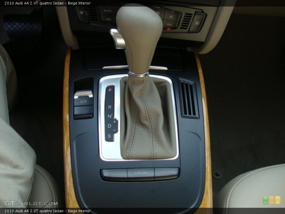 Beige Interior Transmission for the 2010 Audi A4 2.0T quattro Sedan #27387635