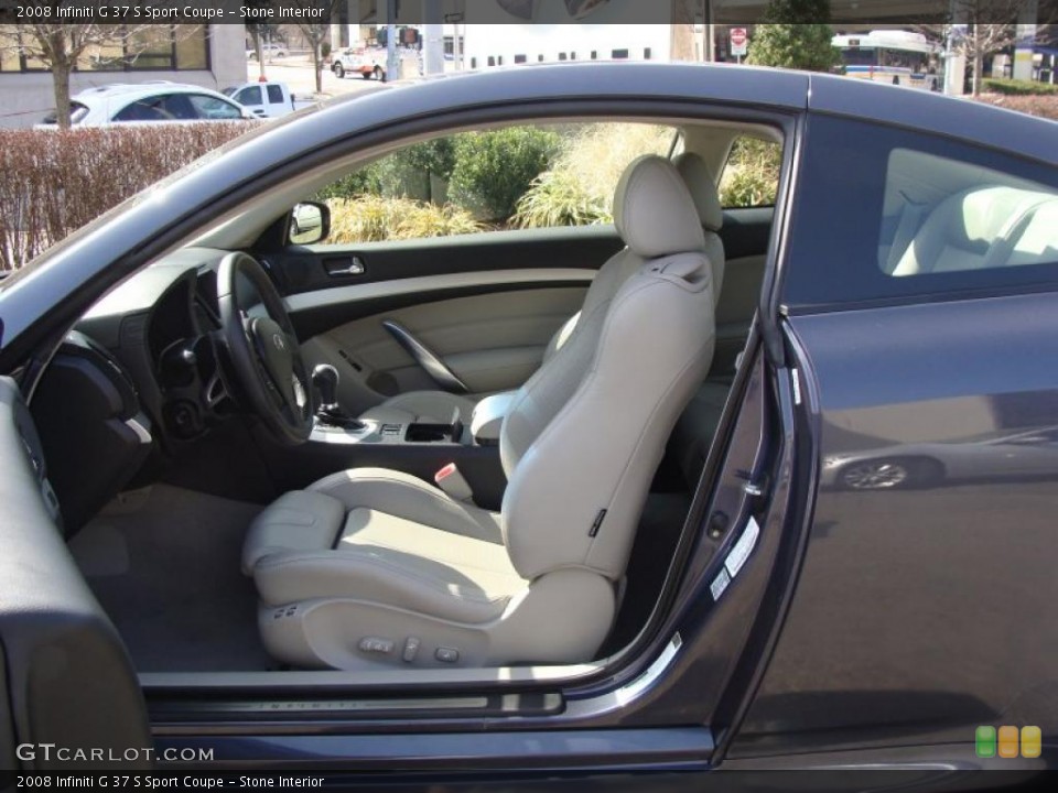 Stone Interior Photo for the 2008 Infiniti G 37 S Sport Coupe #27410588