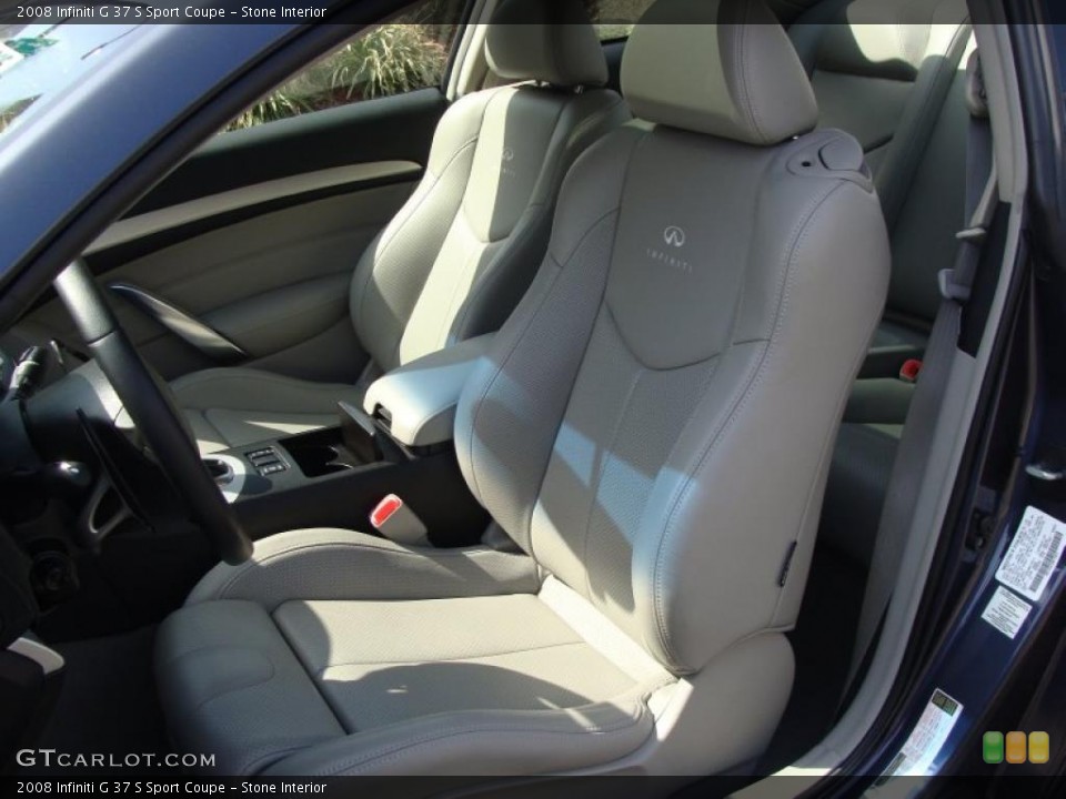 Stone Interior Photo for the 2008 Infiniti G 37 S Sport Coupe #27410596
