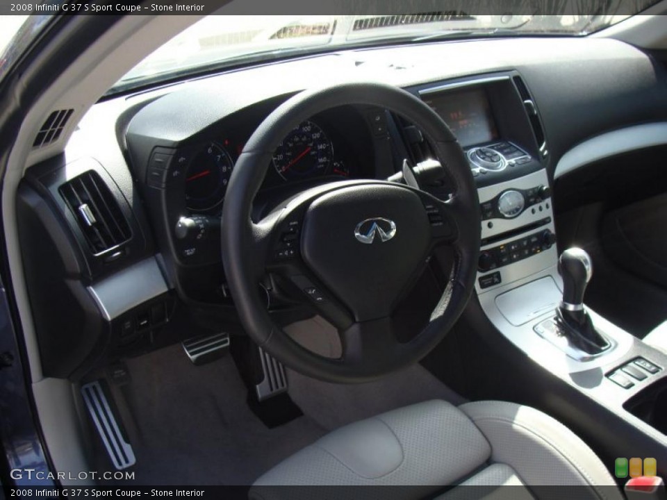 Stone Interior Dashboard for the 2008 Infiniti G 37 S Sport Coupe #27410648