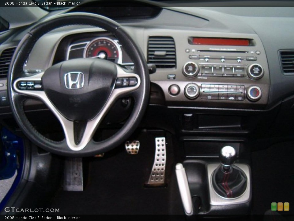 Black Interior Transmission for the 2008 Honda Civic Si Sedan #27473707