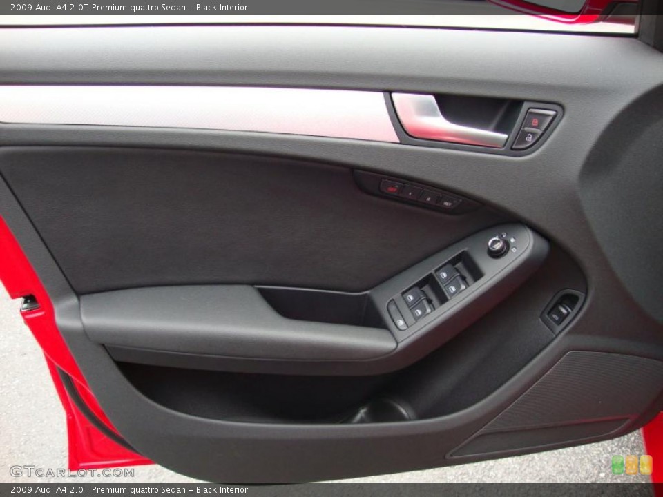 Black Interior Door Panel for the 2009 Audi A4 2.0T Premium quattro Sedan #27507023
