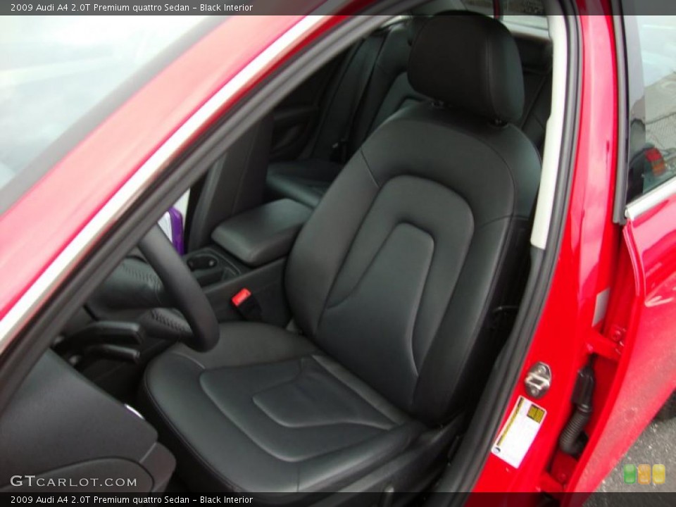 Black Interior Photo for the 2009 Audi A4 2.0T Premium quattro Sedan #27507067