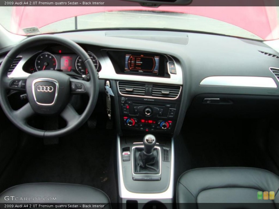 Black Interior Dashboard for the 2009 Audi A4 2.0T Premium quattro Sedan #27507257