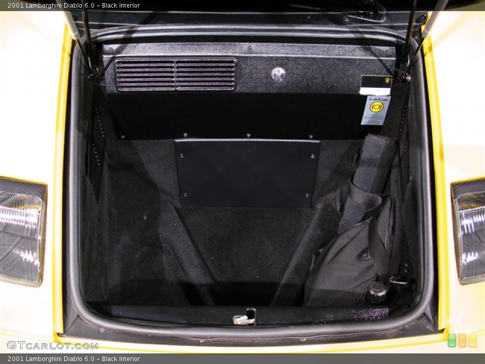 Black Interior Trunk for the 2001 Lamborghini Diablo 6.0 #275331