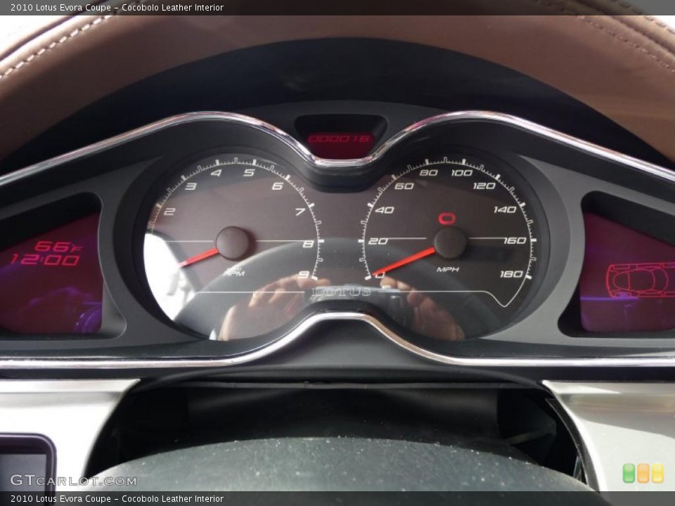 Cocobolo Leather Interior Gauges for the 2010 Lotus Evora Coupe #27561921