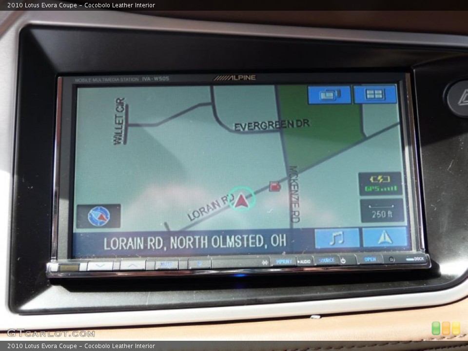 Cocobolo Leather Interior Navigation for the 2010 Lotus Evora Coupe #27561989