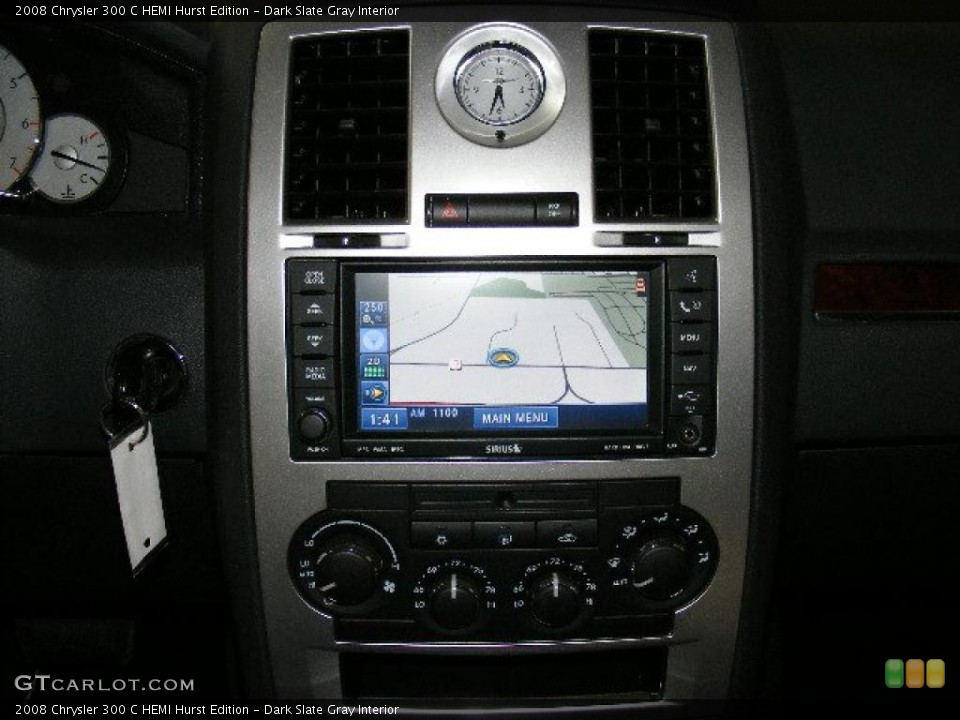 Dark Slate Gray Interior Navigation for the 2008 Chrysler 300 C HEMI Hurst Edition #27571973