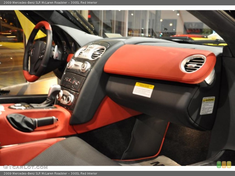 300SL Red Interior Dashboard for the 2009 Mercedes-Benz SLR McLaren Roadster #27619178