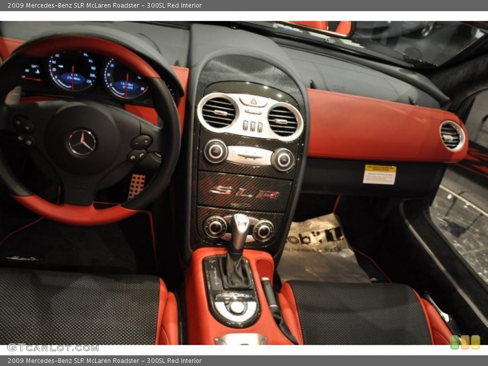 300SL Red Interior Dashboard for the 2009 Mercedes-Benz SLR McLaren Roadster #27619218