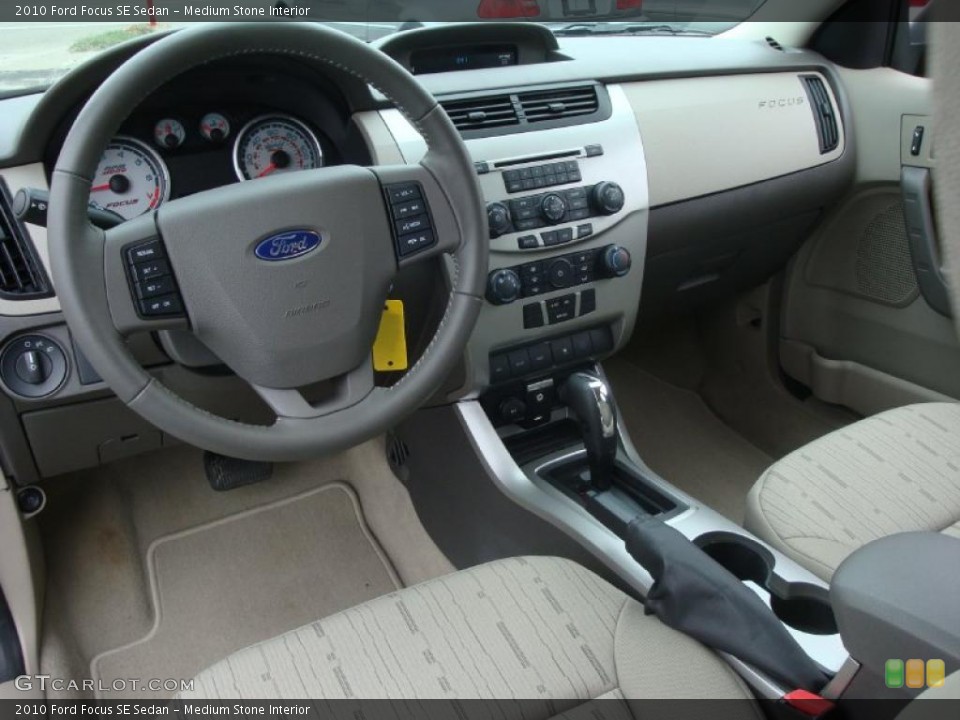 Medium Stone Interior Prime Interior for the 2010 Ford Focus SE Sedan #27659676