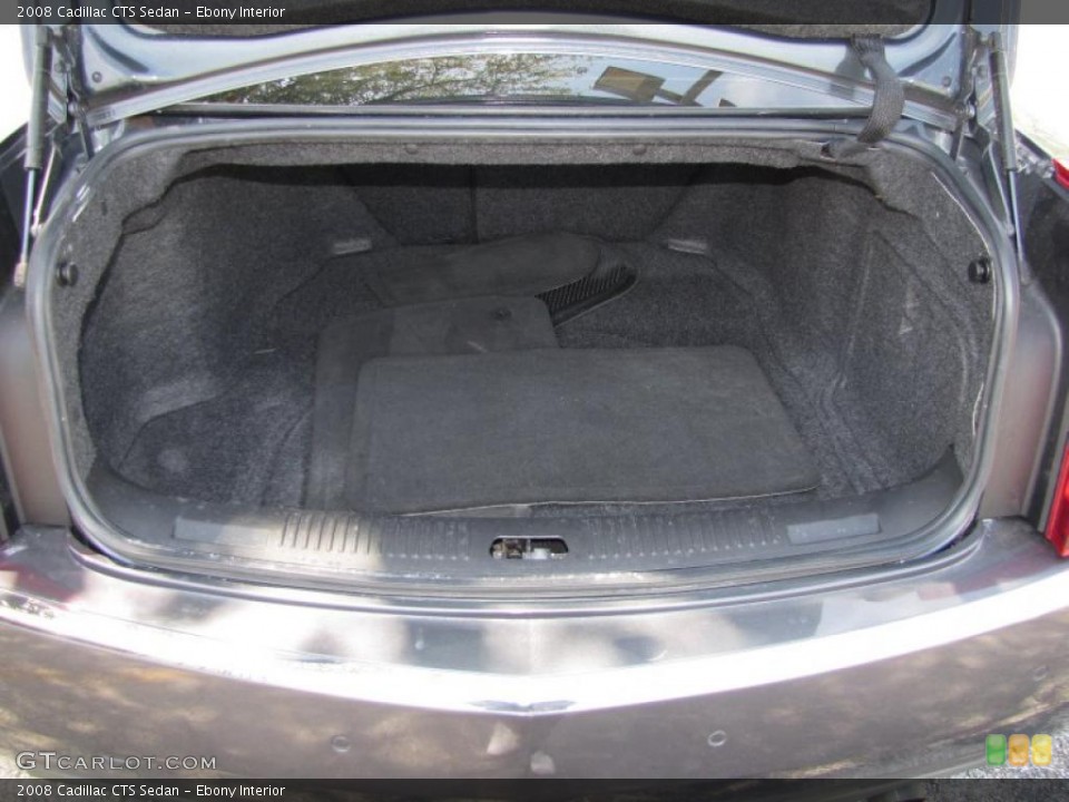 Ebony Interior Trunk for the 2008 Cadillac CTS Sedan #27935568