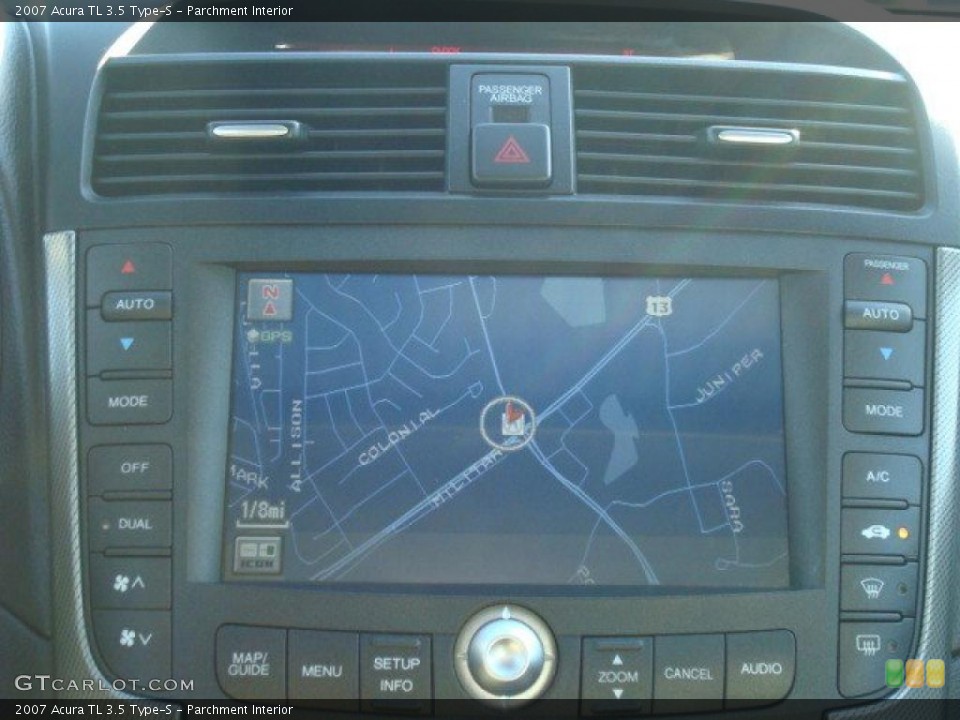 Parchment Interior Navigation for the 2007 Acura TL 3.5 Type-S #27998539