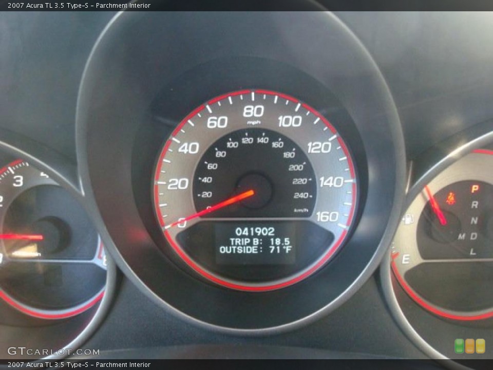 Parchment Interior Gauges for the 2007 Acura TL 3.5 Type-S #27998680